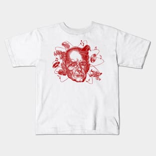 Atomic Béla Bartók (red) Kids T-Shirt